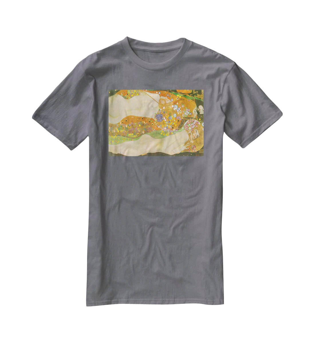 Water snakes friends II by Klimt T-Shirt - Canvas Art Rocks - 3