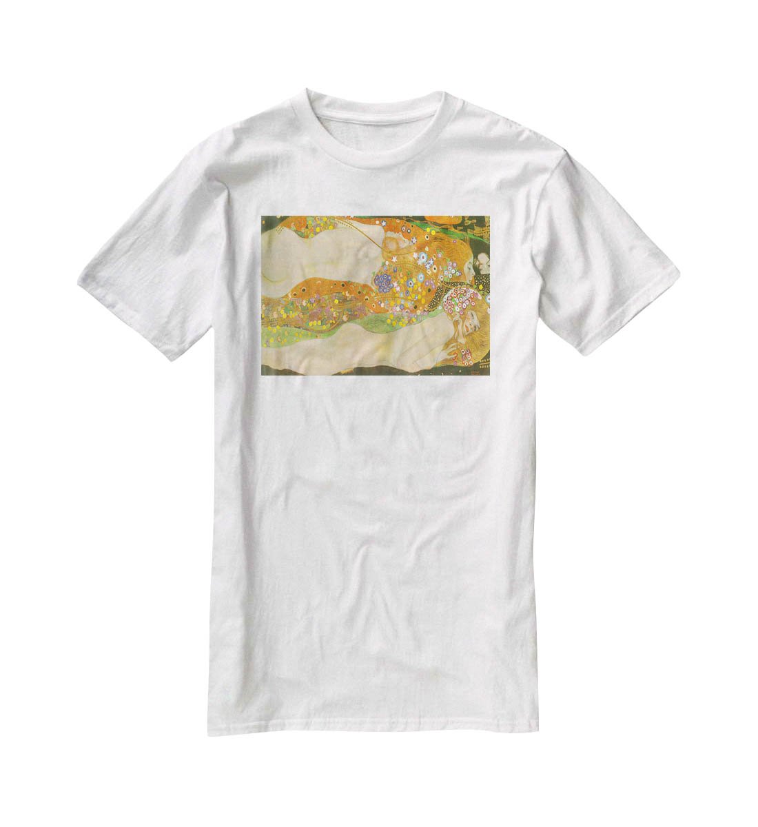 Water snakes friends II by Klimt T-Shirt - Canvas Art Rocks - 5