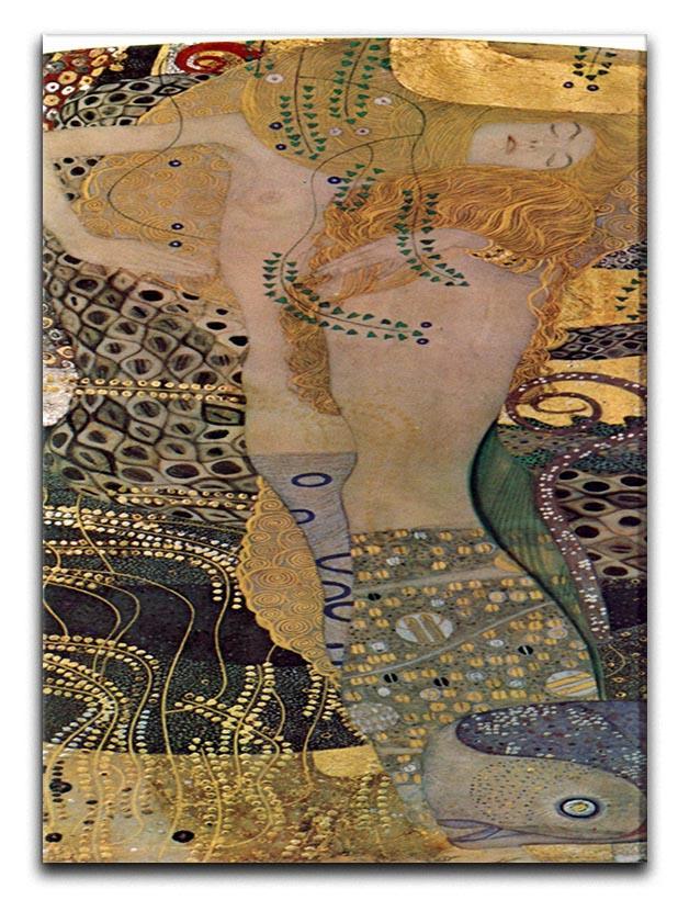 Water snakes friends I by Klimt Canvas Print or Poster  - Canvas Art Rocks - 1