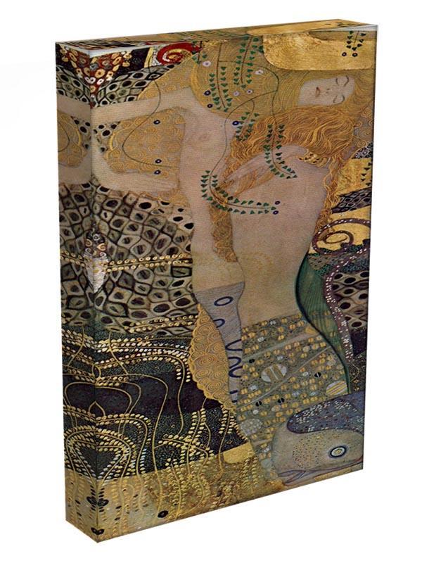 Water snakes friends I by Klimt Canvas Print or Poster - Canvas Art Rocks - 3