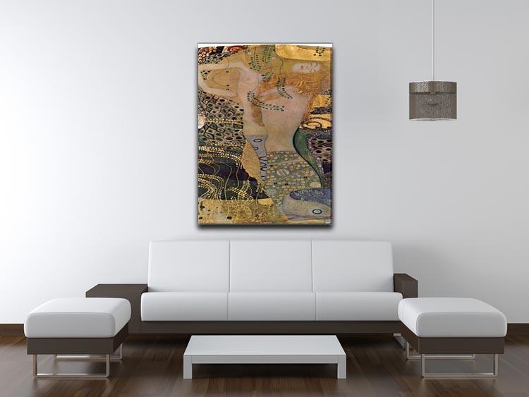 Water snakes friends I by Klimt Canvas Print or Poster - Canvas Art Rocks - 4