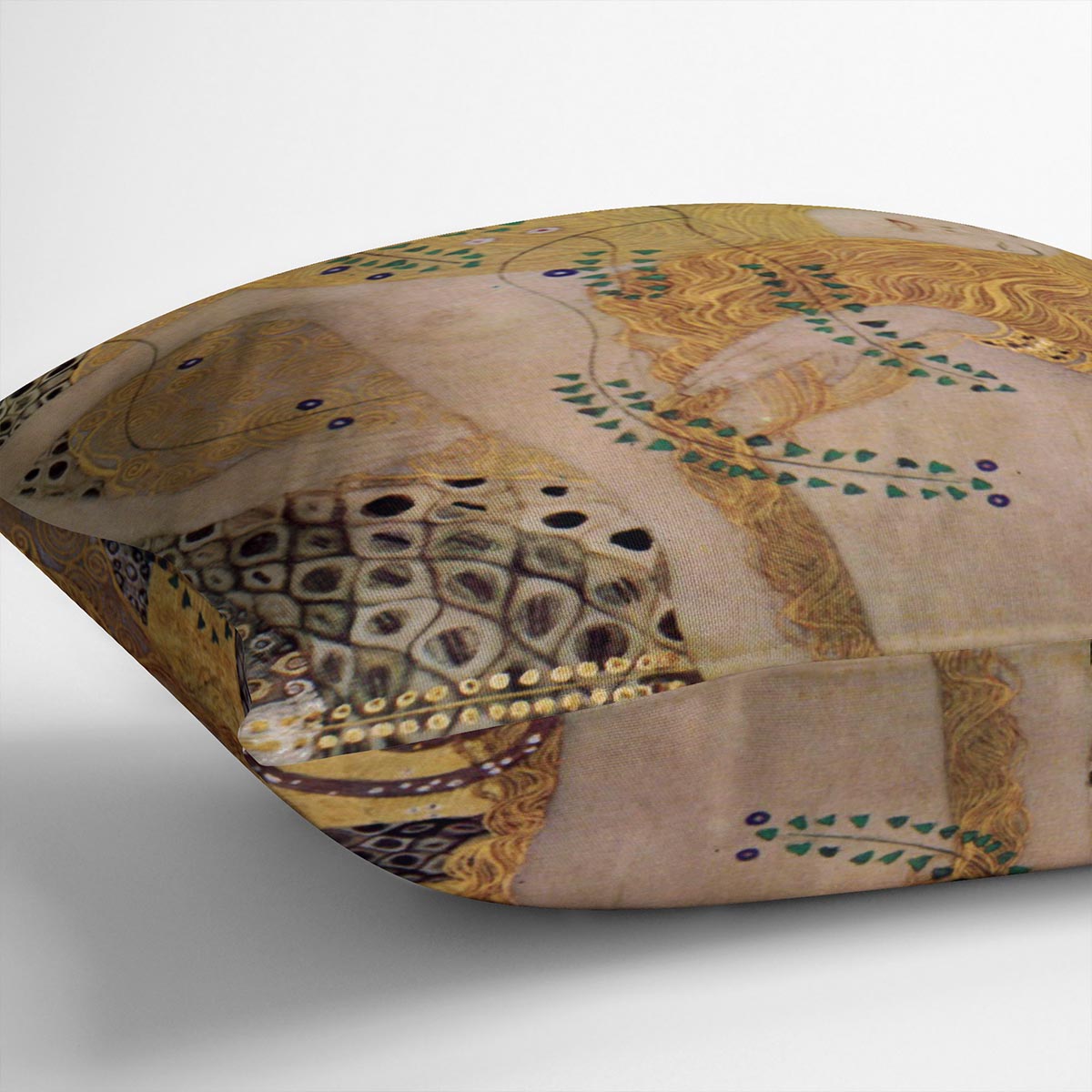 Water snakes friends I by Klimt Cushion