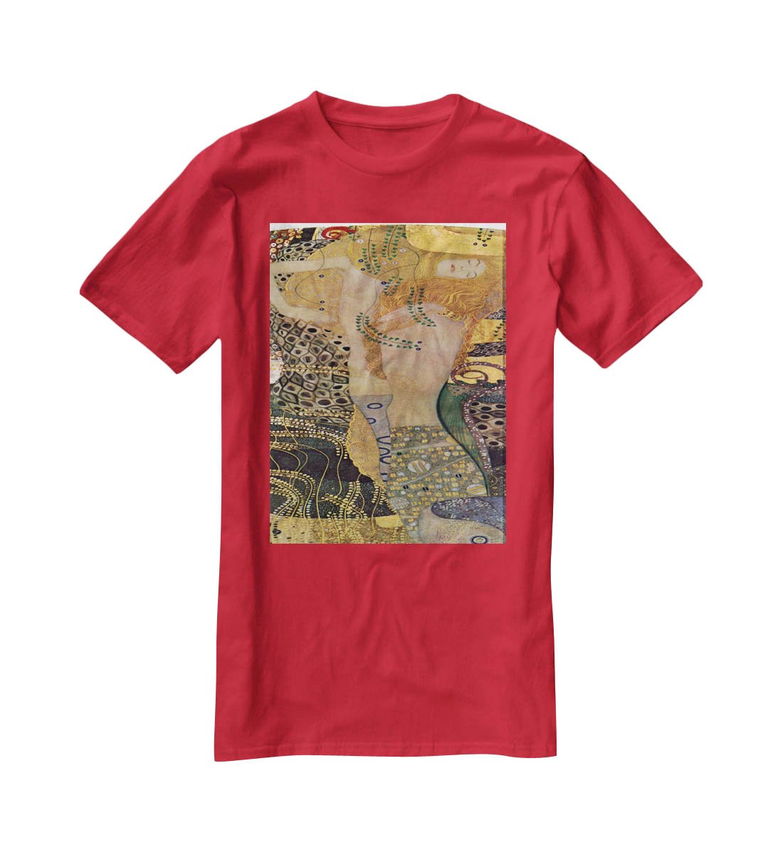 Water snakes friends I by Klimt T-Shirt - Canvas Art Rocks - 4