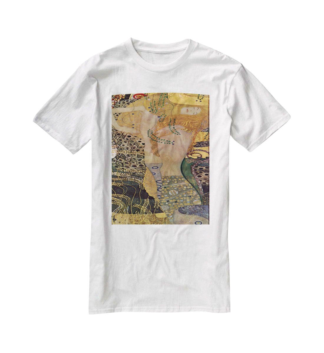 Water snakes friends I by Klimt T-Shirt - Canvas Art Rocks - 5
