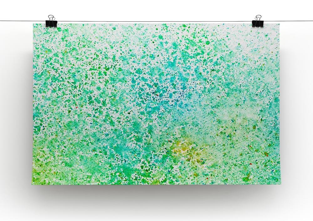 Watercolor painting on paper Canvas Print or Poster - Canvas Art Rocks - 2