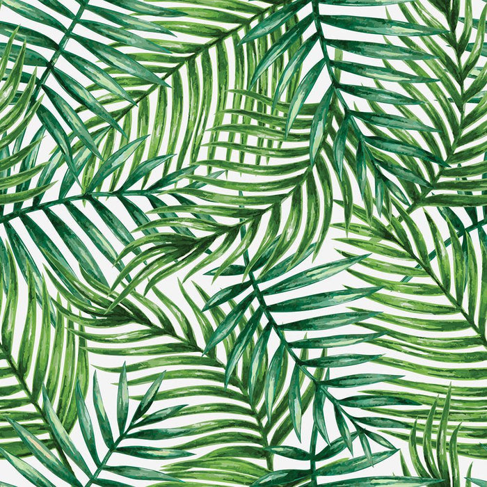 Watercolor tropical palm leaves Wall Mural Wallpaper