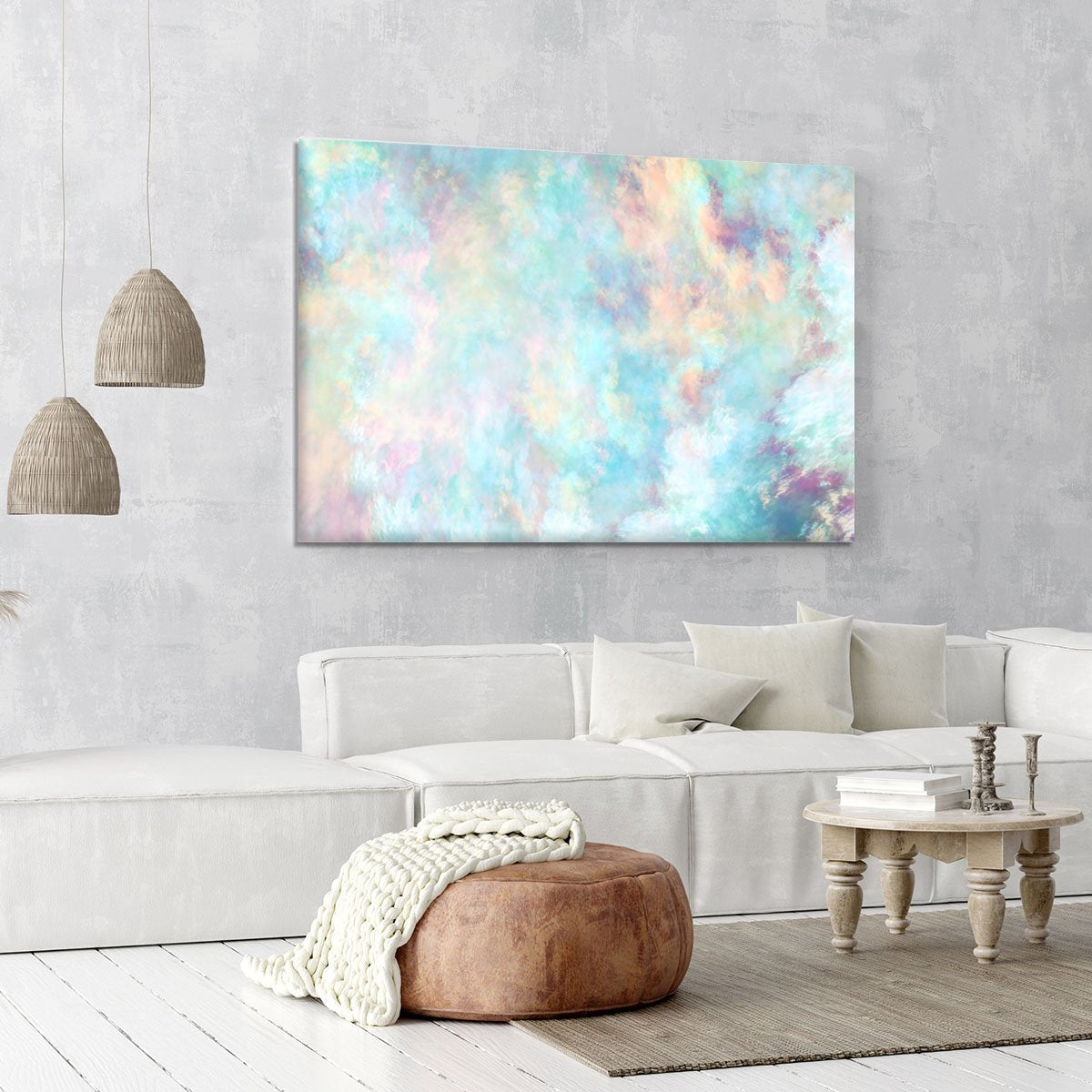 Watercolour Clouds Canvas Print or Poster