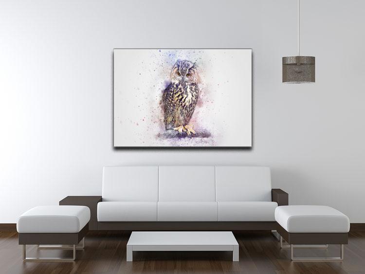 Watercolour Owl Canvas Print or Poster - Canvas Art Rocks - 4