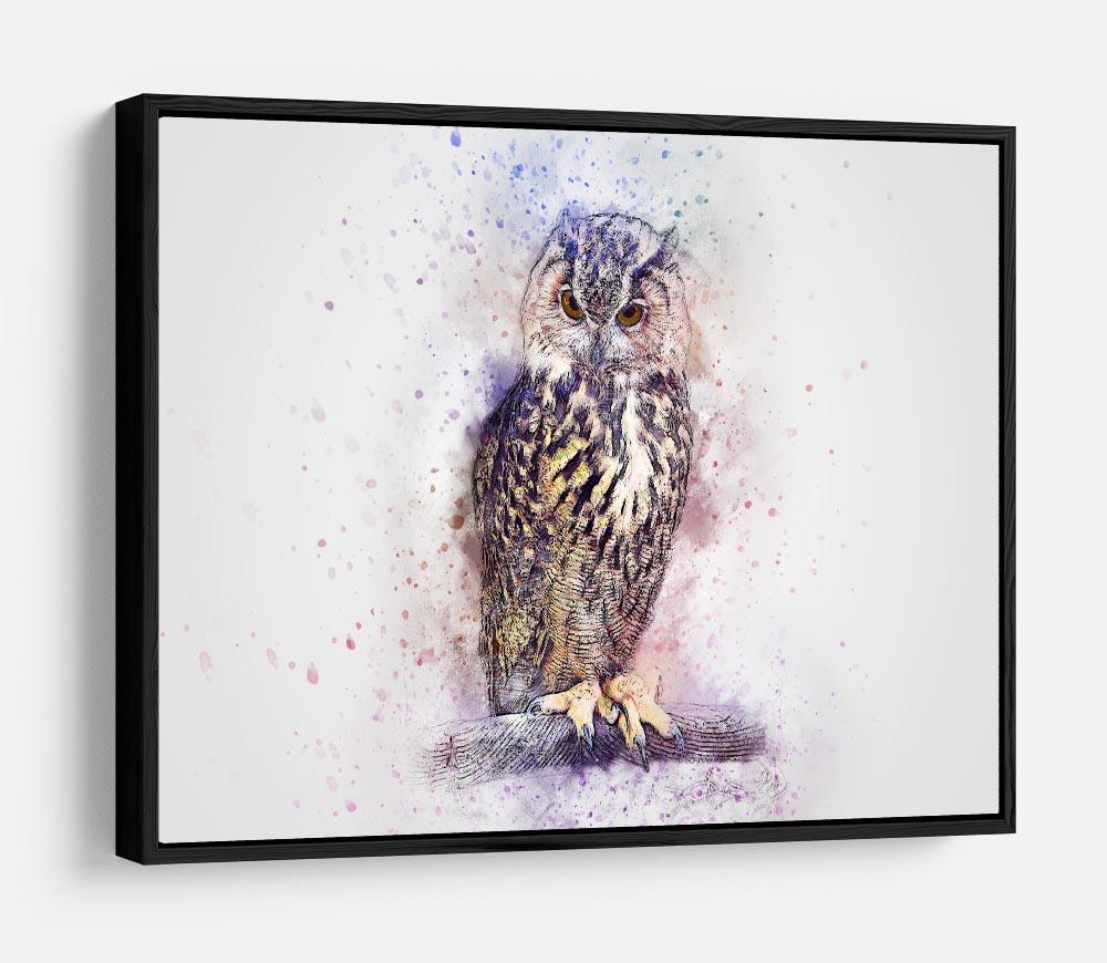 Watercolour Owl HD Metal Print