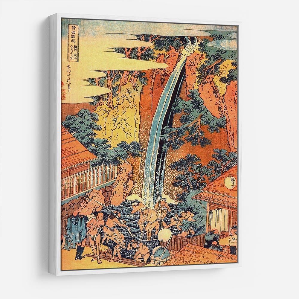 Waterfalls in all provinces 2 by Hokusai HD Metal Print