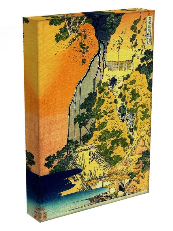 Waterfalls in all provinces by Hokusai Canvas Print or Poster - Canvas Art Rocks - 3