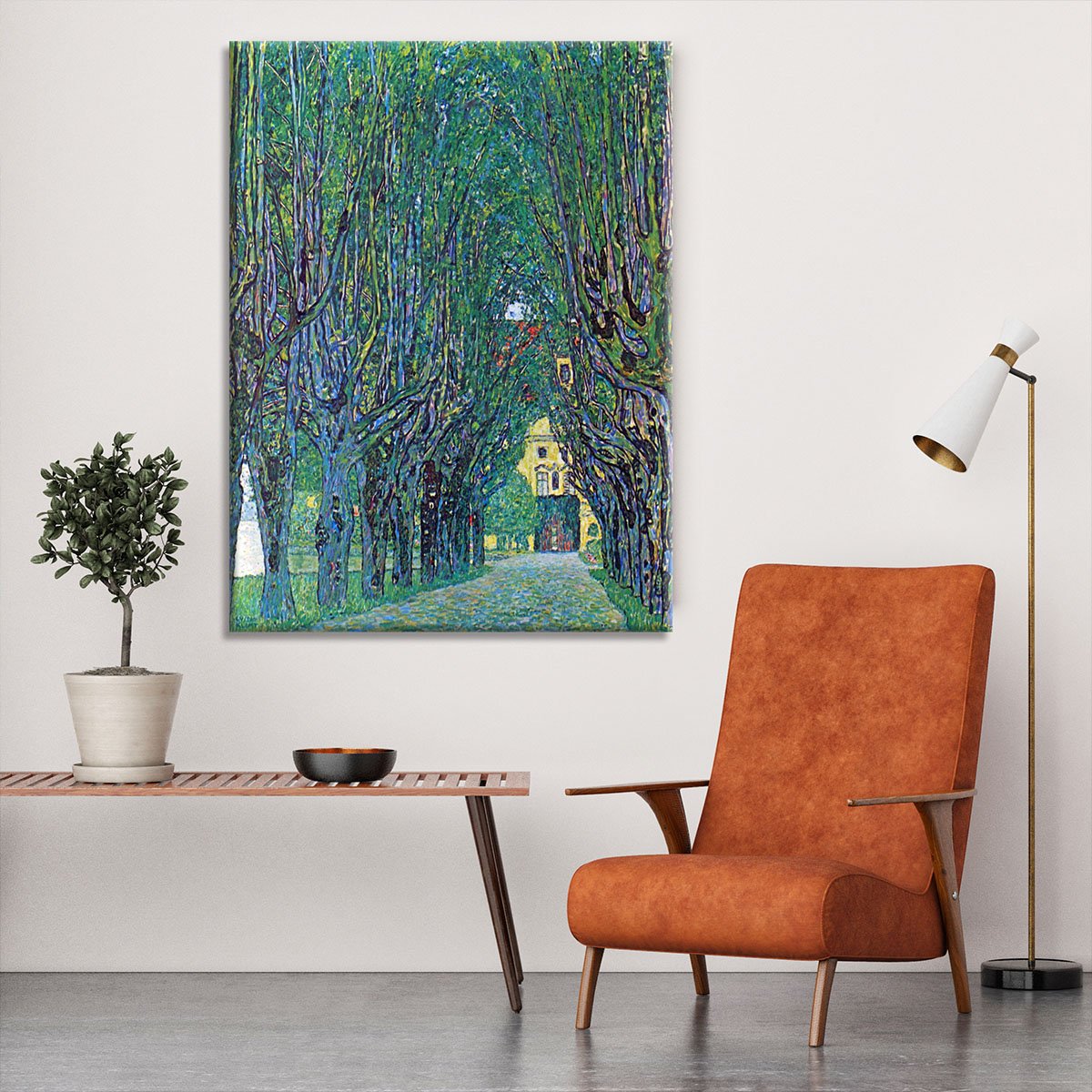 Way to the Park by Klimt Canvas Print or Poster