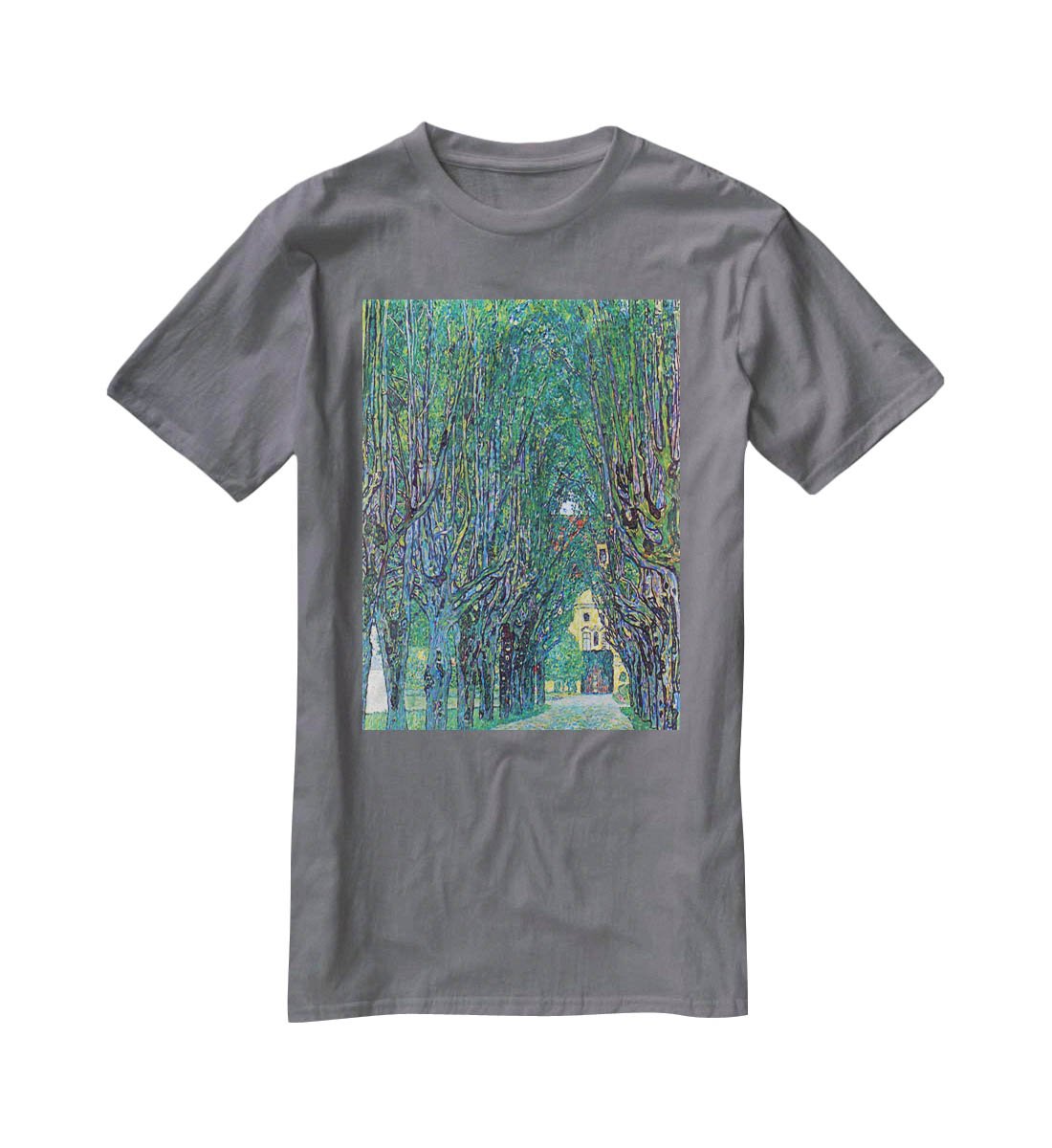 Way to the Park by Klimt T-Shirt - Canvas Art Rocks - 3