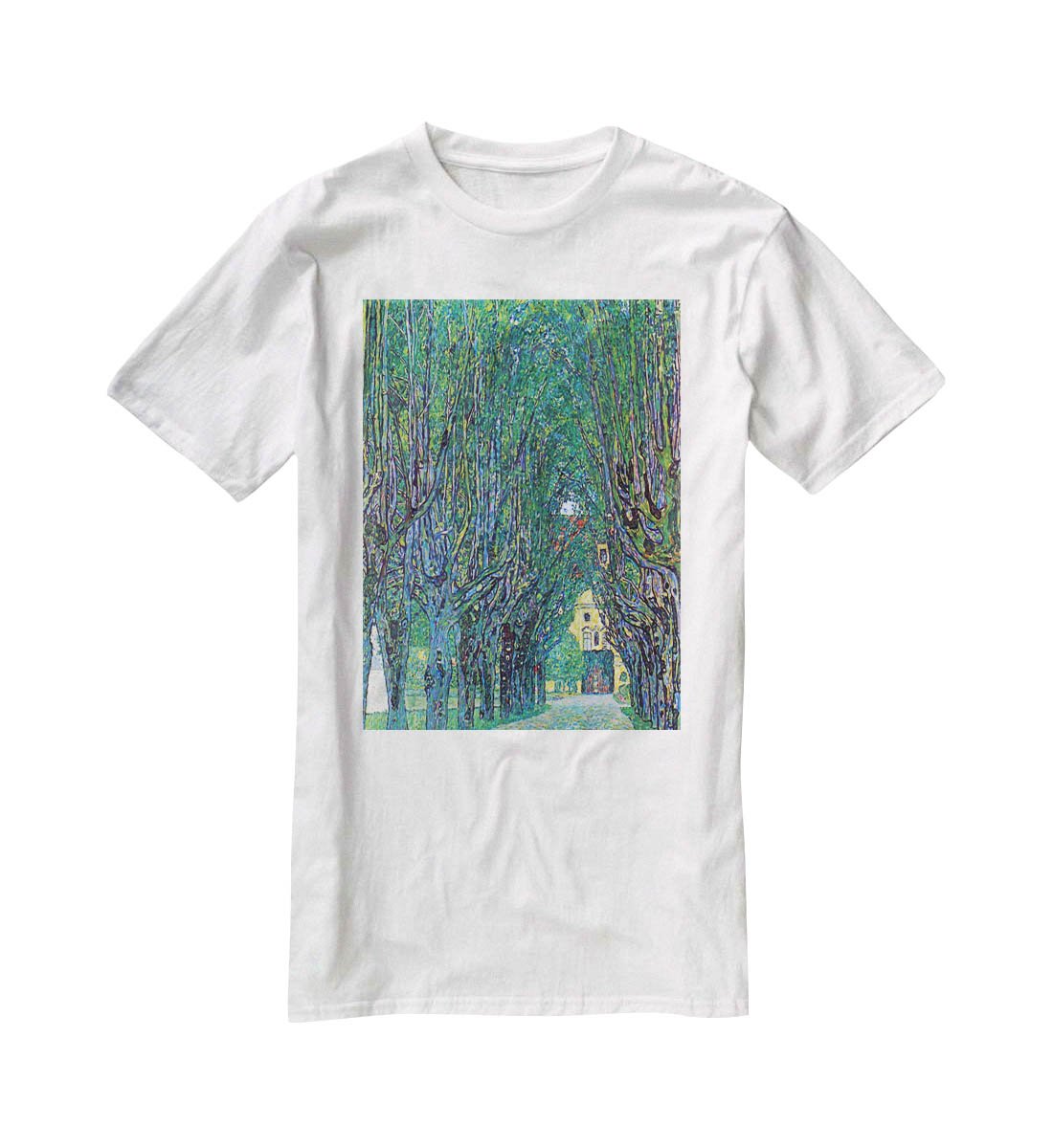 Way to the Park by Klimt T-Shirt - Canvas Art Rocks - 5
