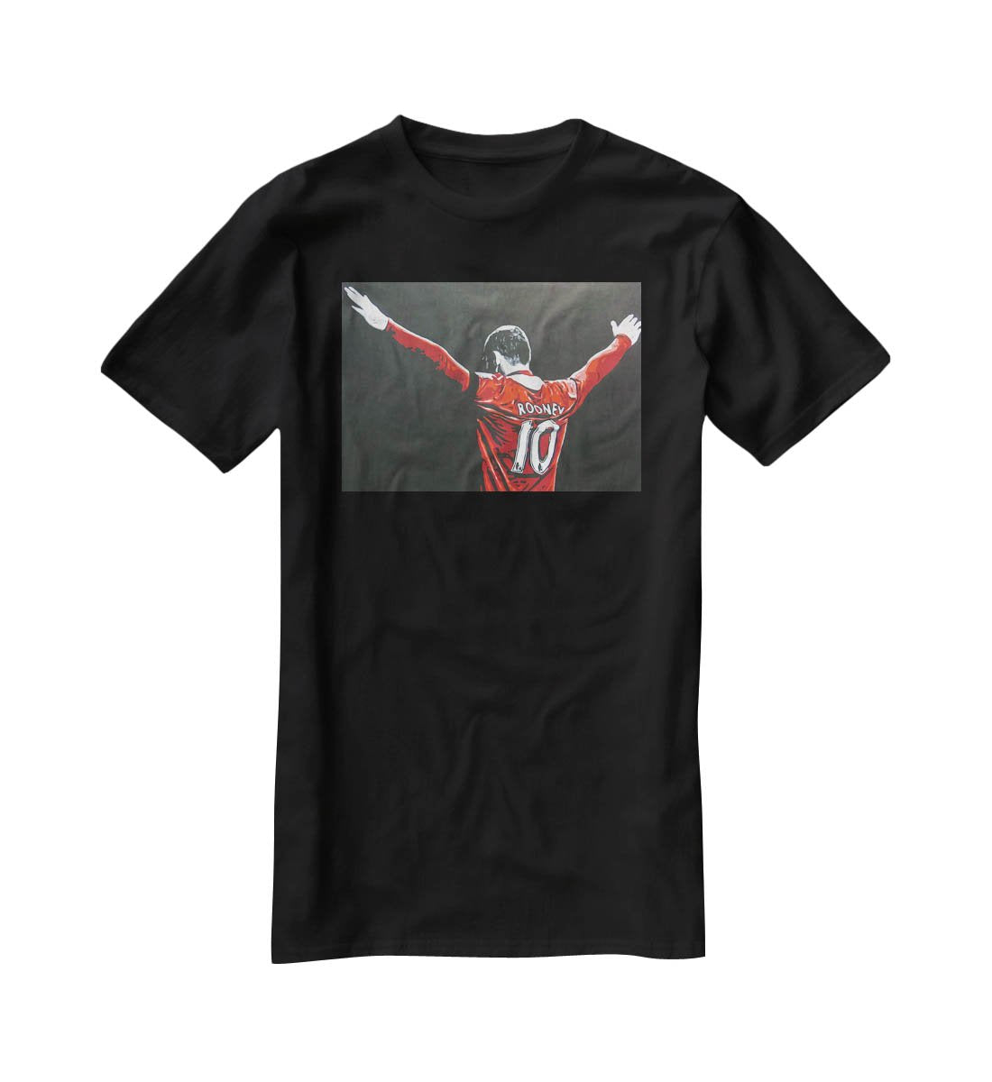 Wayne Rooney T-Shirt - Canvas Art Rocks - 1