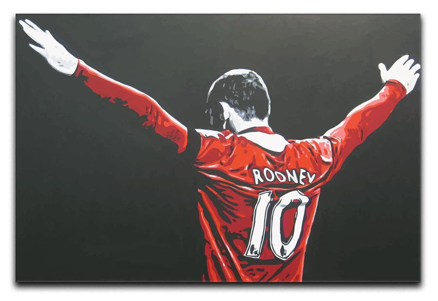 Wayne Rooney Canvas Print - Canvas Art Rocks - 1