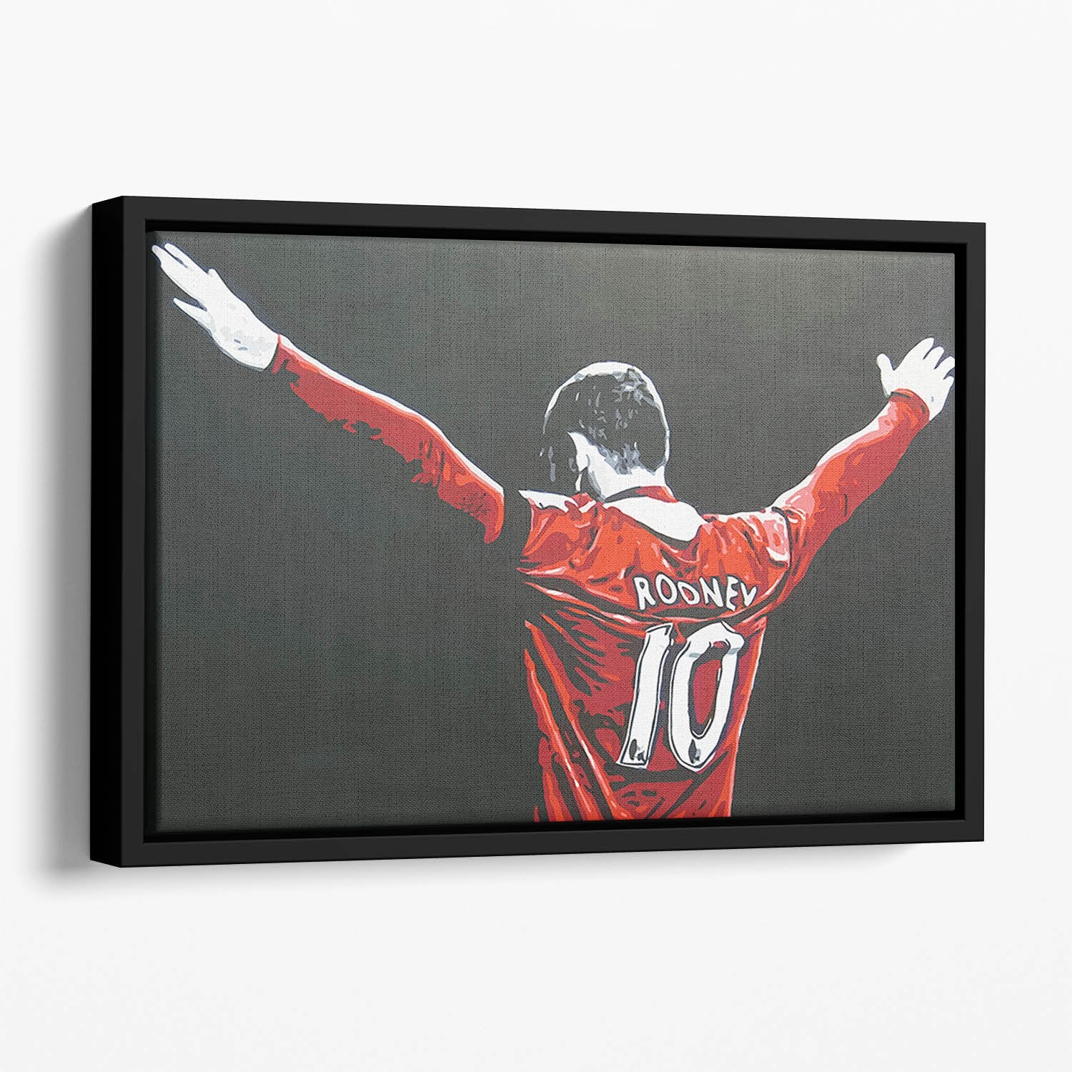Wayne Rooney Floating Framed Canvas