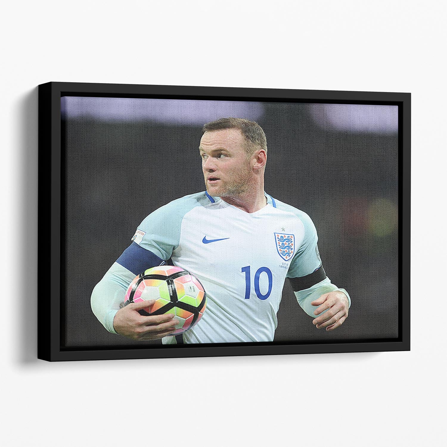 Wayne Rooney Floating Framed Canvas - Canvas Art Rocks - 1