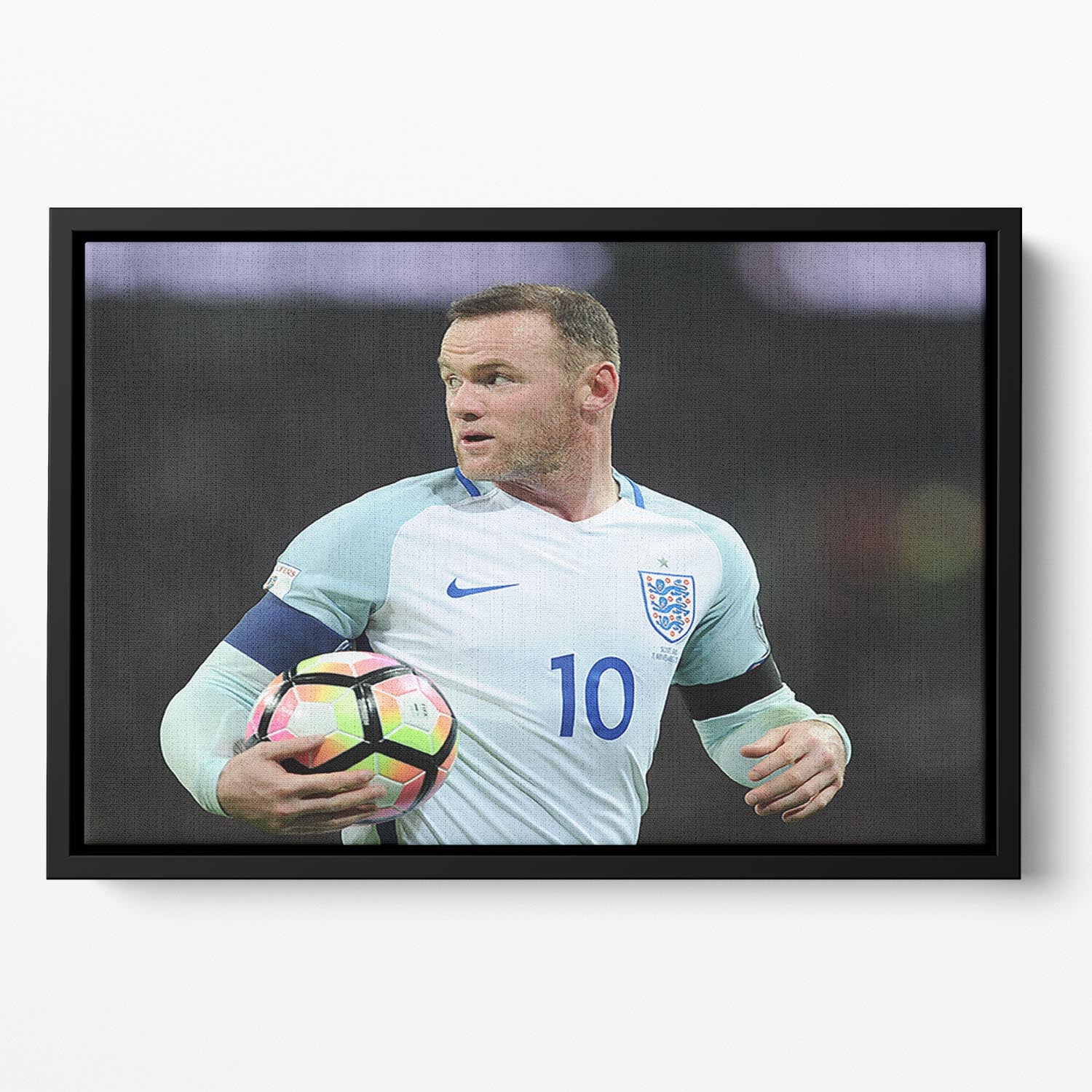 Wayne Rooney Floating Framed Canvas - Canvas Art Rocks - 2