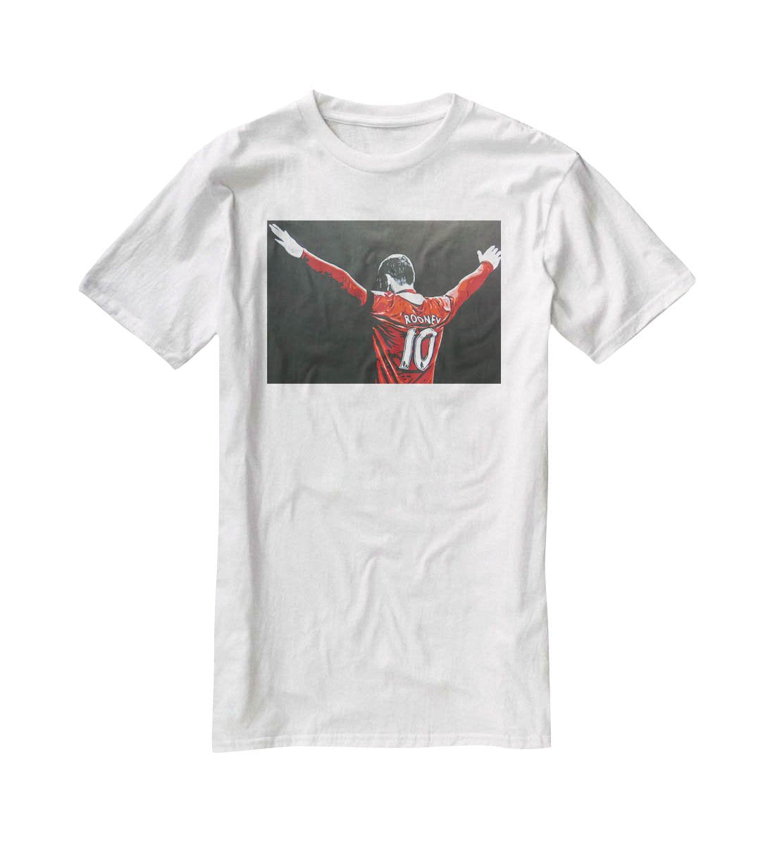 Wayne Rooney T-Shirt - Canvas Art Rocks - 5