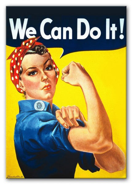 We Can Do It Print - Canvas Art Rocks - 1