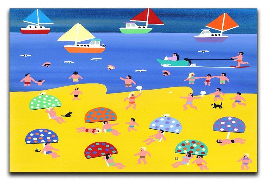 We are on holiday by Gordon Barker Canvas Print or Poster - Canvas Art Rocks - 1