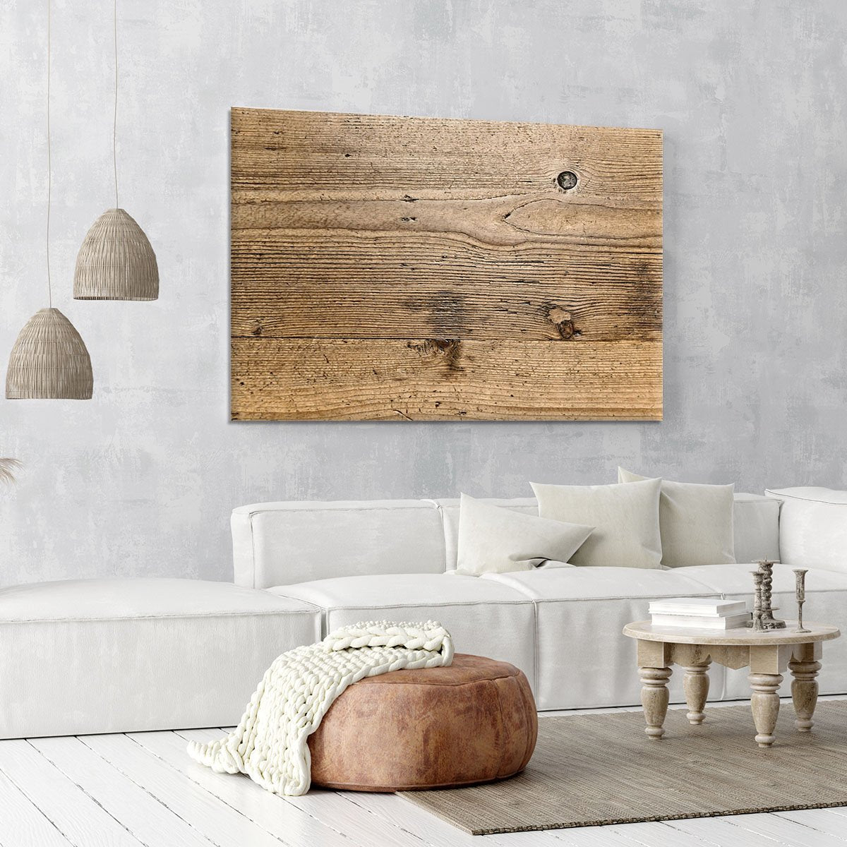 Weathered wood Canvas Print or Poster