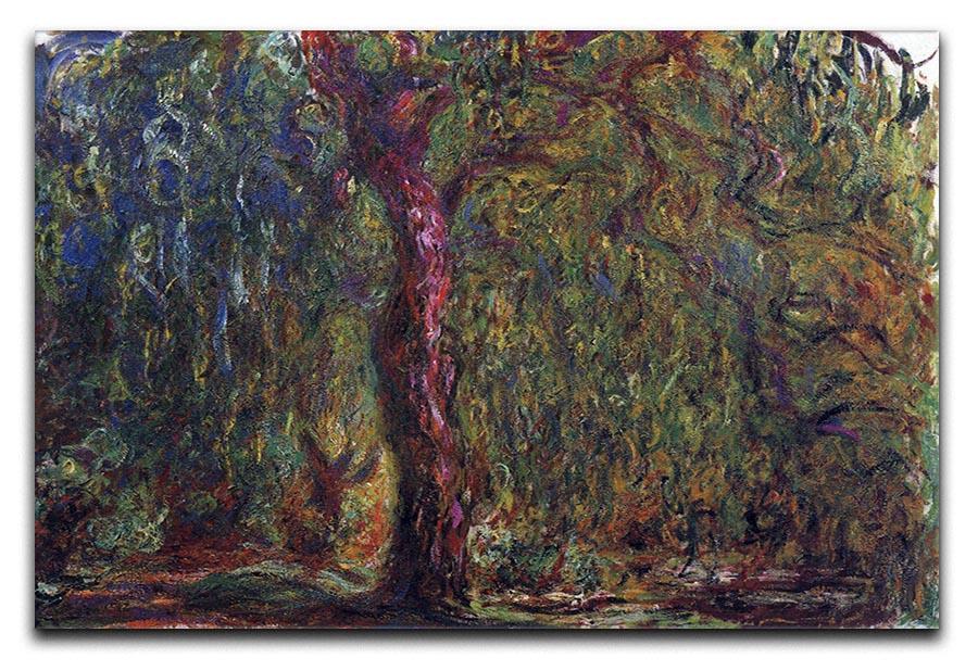 Weeping willow by Monet Canvas Print & Poster  - Canvas Art Rocks - 1