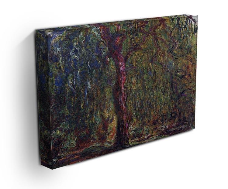 Weeping willow by Monet Canvas Print & Poster - Canvas Art Rocks - 3