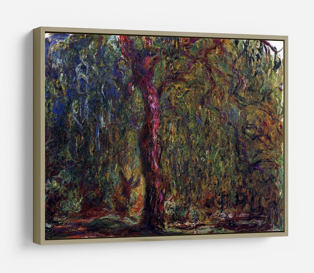 Weeping willow by Monet HD Metal Print