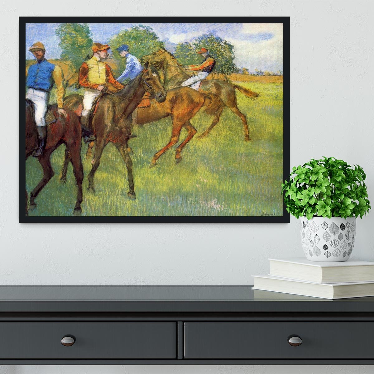 Weigh out by Degas Framed Print - Canvas Art Rocks - 2