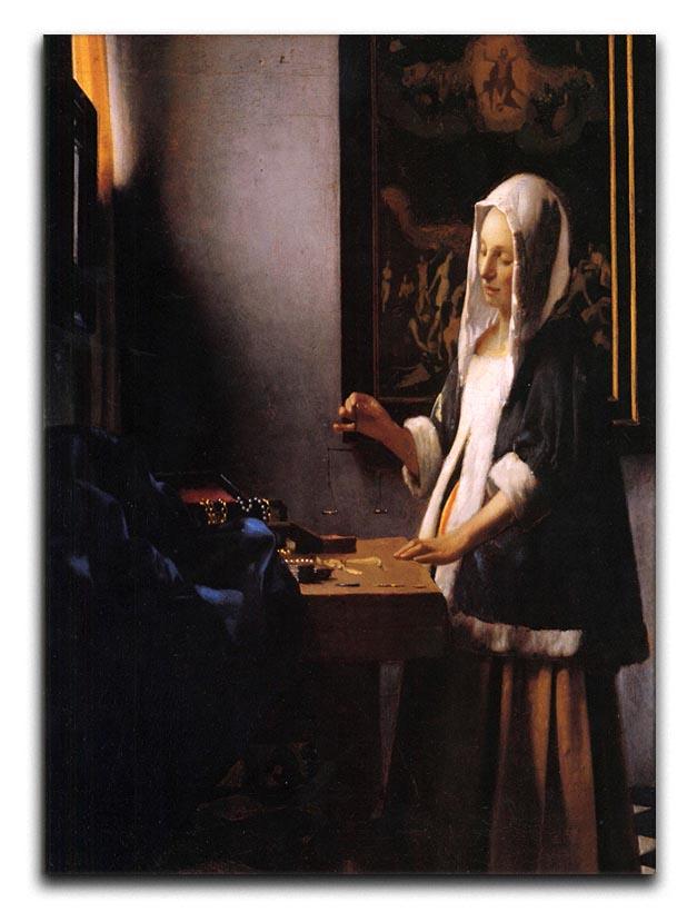 Weights by Vermeer Canvas Print or Poster - Canvas Art Rocks - 1
