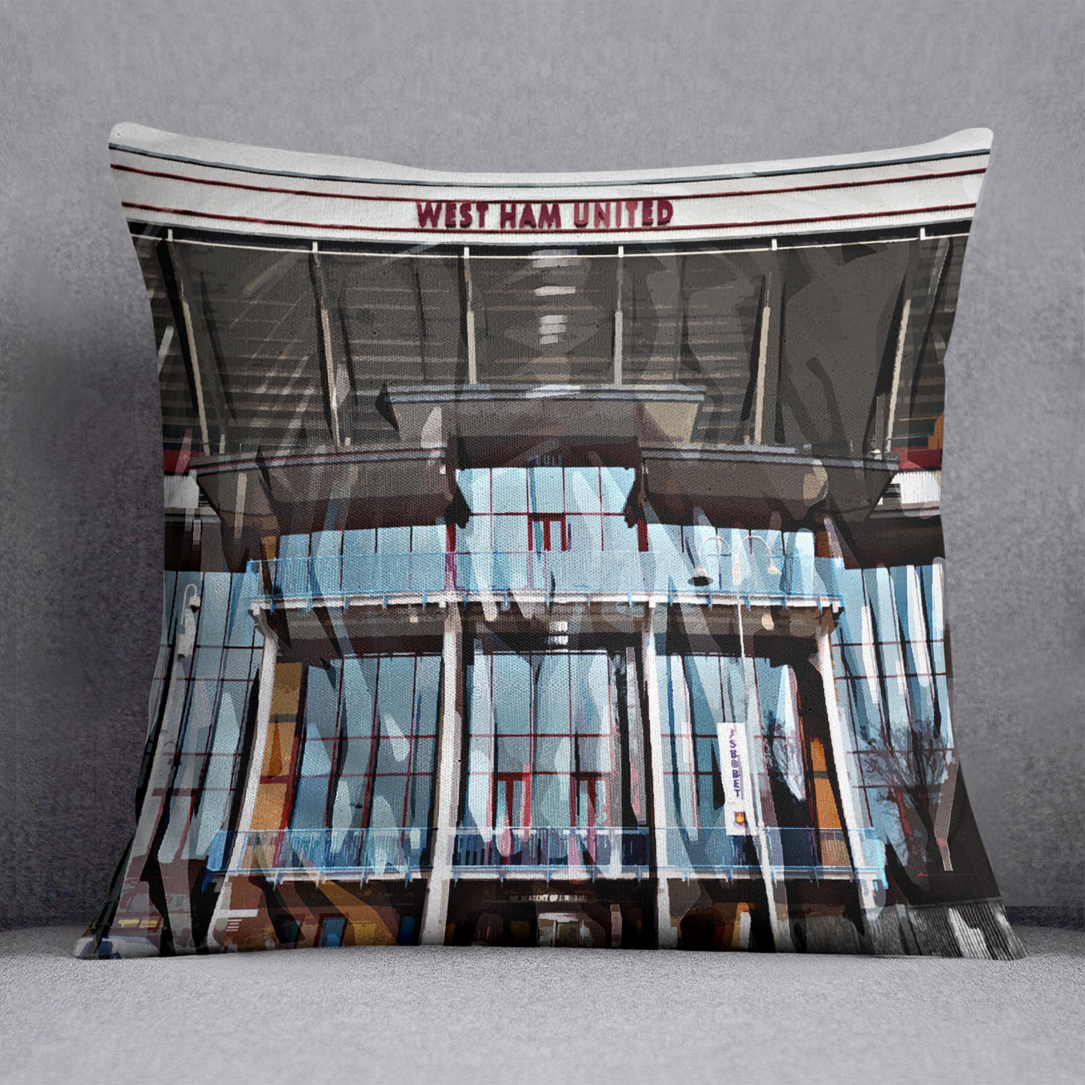 West Ham Upton Park Cushion
