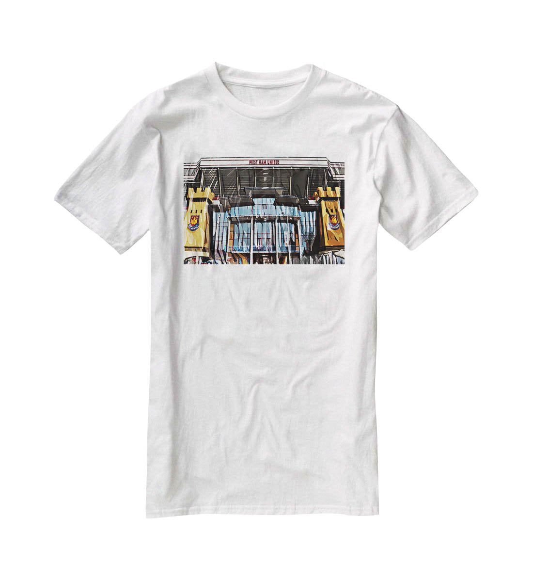 West Ham Upton Park T-Shirt - Canvas Art Rocks - 5