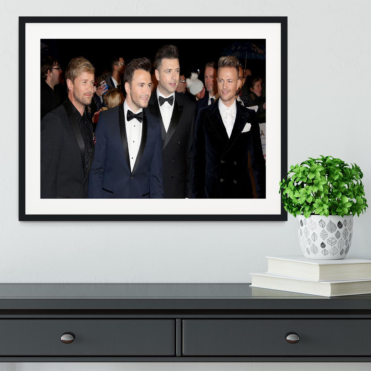 Westlife Framed Print - Canvas Art Rocks - 1