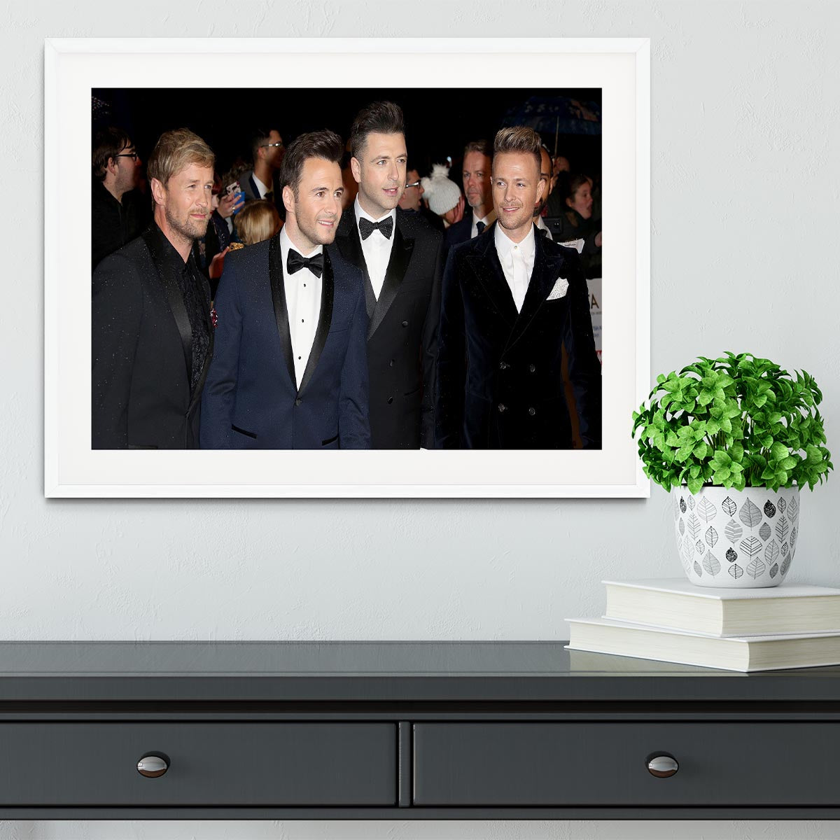 Westlife Framed Print - Canvas Art Rocks - 5