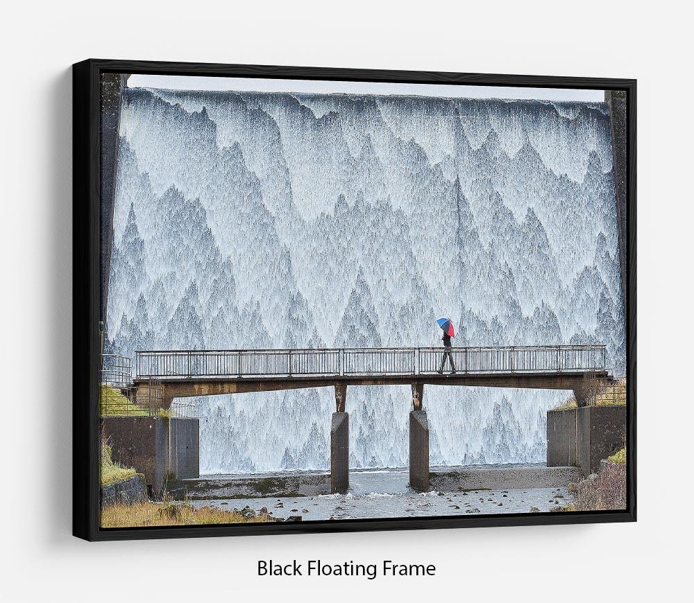 Wet Sleddale Floating Frame Canvas - Canvas Art Rocks - 1