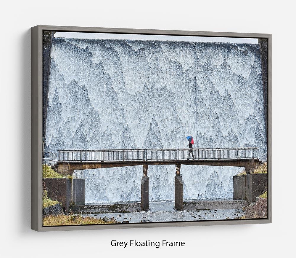 Wet Sleddale Floating Frame Canvas - Canvas Art Rocks - 3