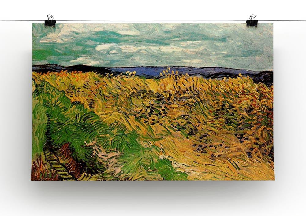 Wheat Field with Cornflowers by Van Gogh Canvas Print & Poster - Canvas Art Rocks - 2