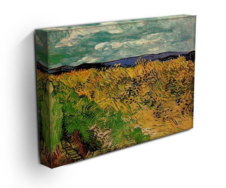 Wheat Field with Cornflowers by Van Gogh Canvas Print & Poster - Canvas Art Rocks - 3