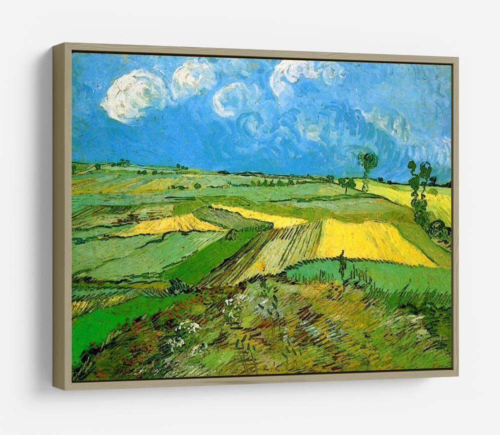Wheat Fields at Auvers Under Clouded Sky by Van Gogh HD Metal Print
