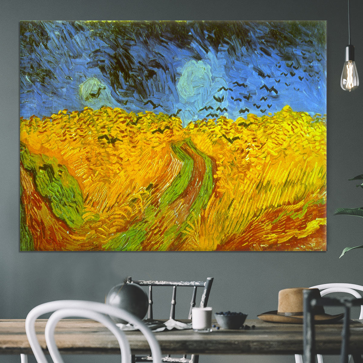 Wheatfield Canvas Print or Poster - Canvas Art Rocks - 3