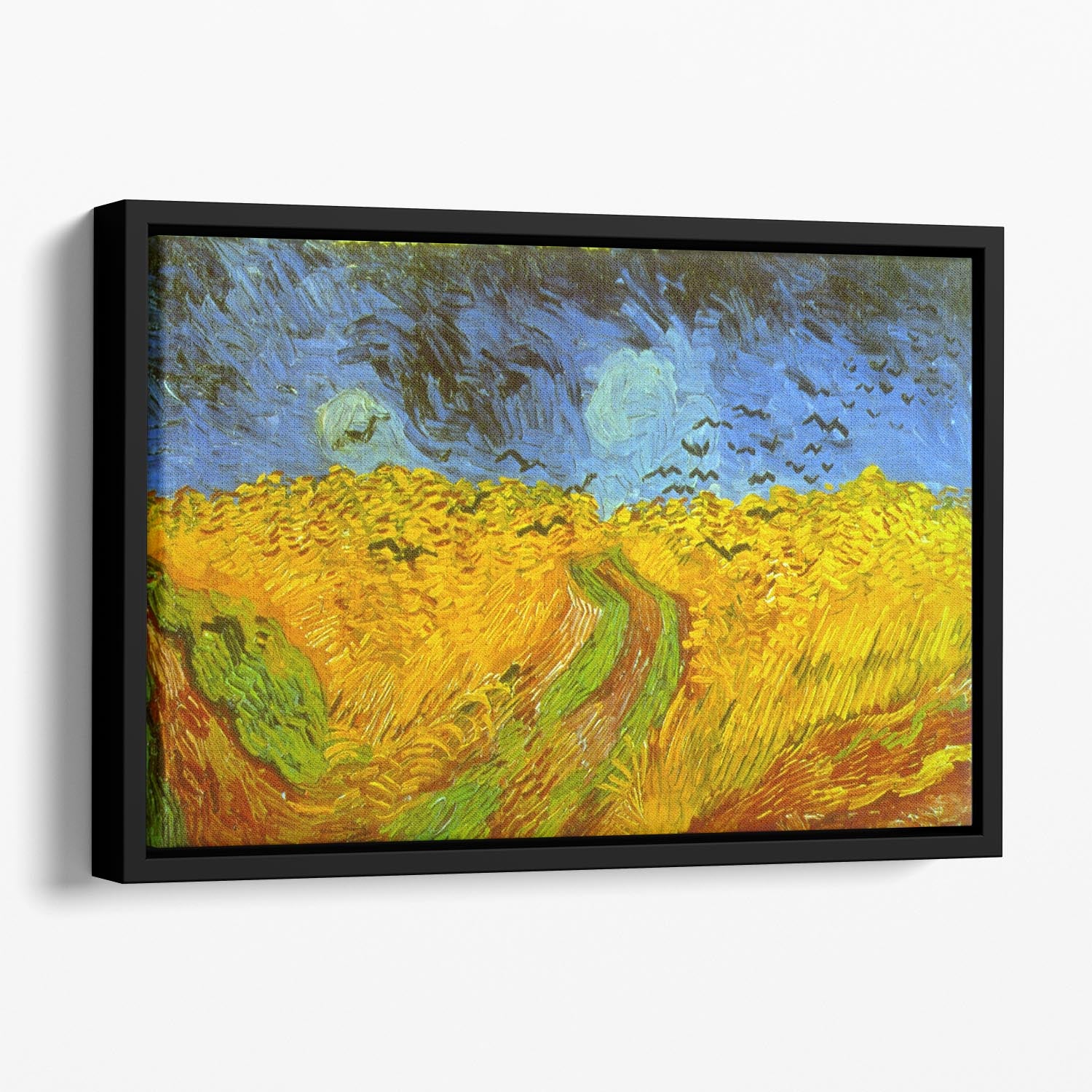 Wheatfield Floating Framed Canvas