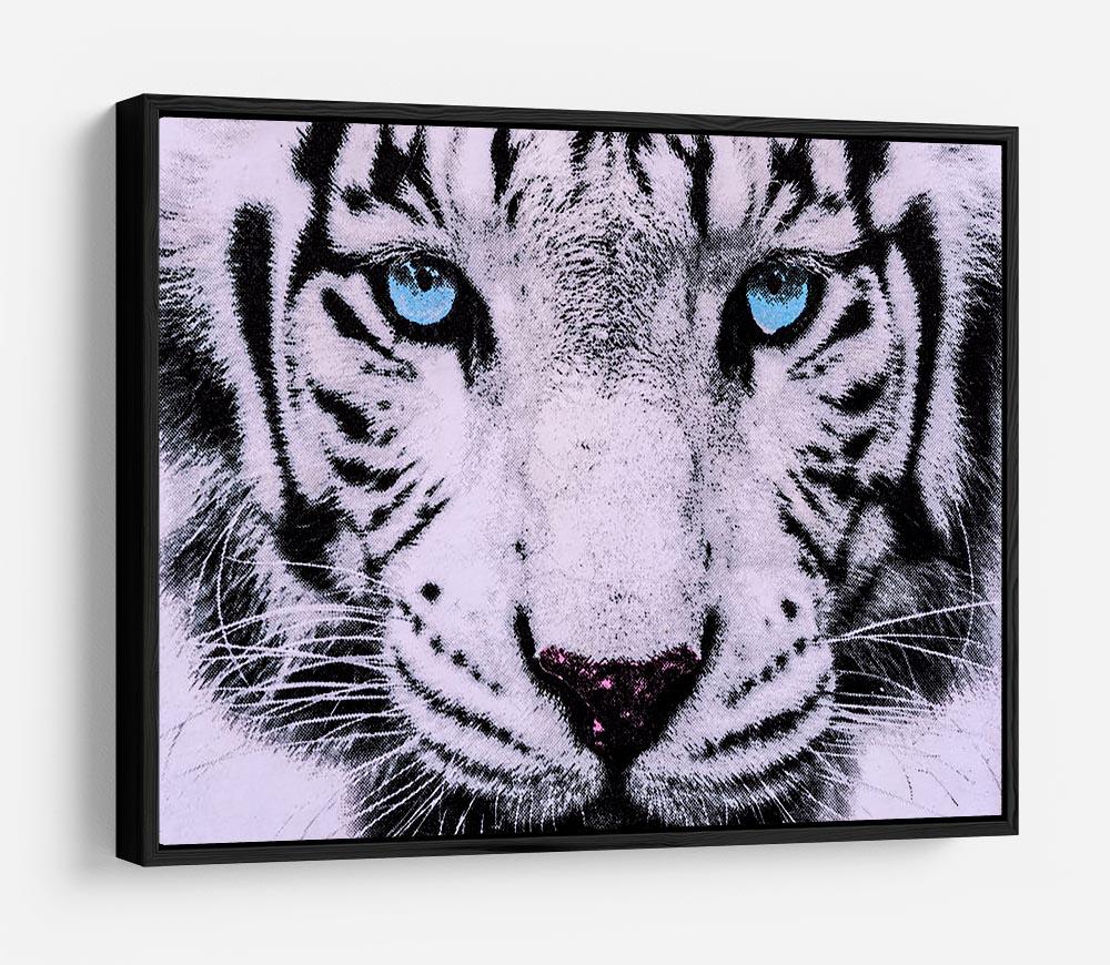 White Tiger Face HD Metal Print - Canvas Art Rocks - 6