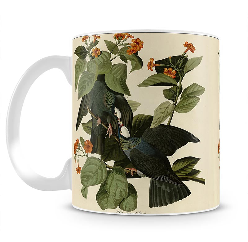 White crowned Pigeon by Audubon Mug - Canvas Art Rocks - 1