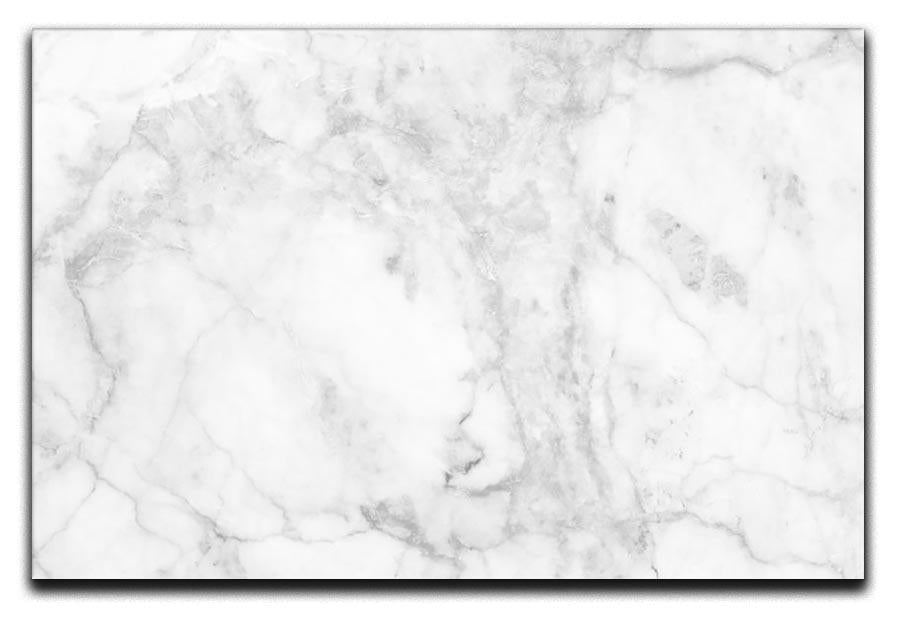 White gray marble patterned Canvas Print or Poster - Canvas Art Rocks - 1