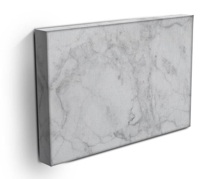 White gray marble patterned Canvas Print or Poster - Canvas Art Rocks - 3