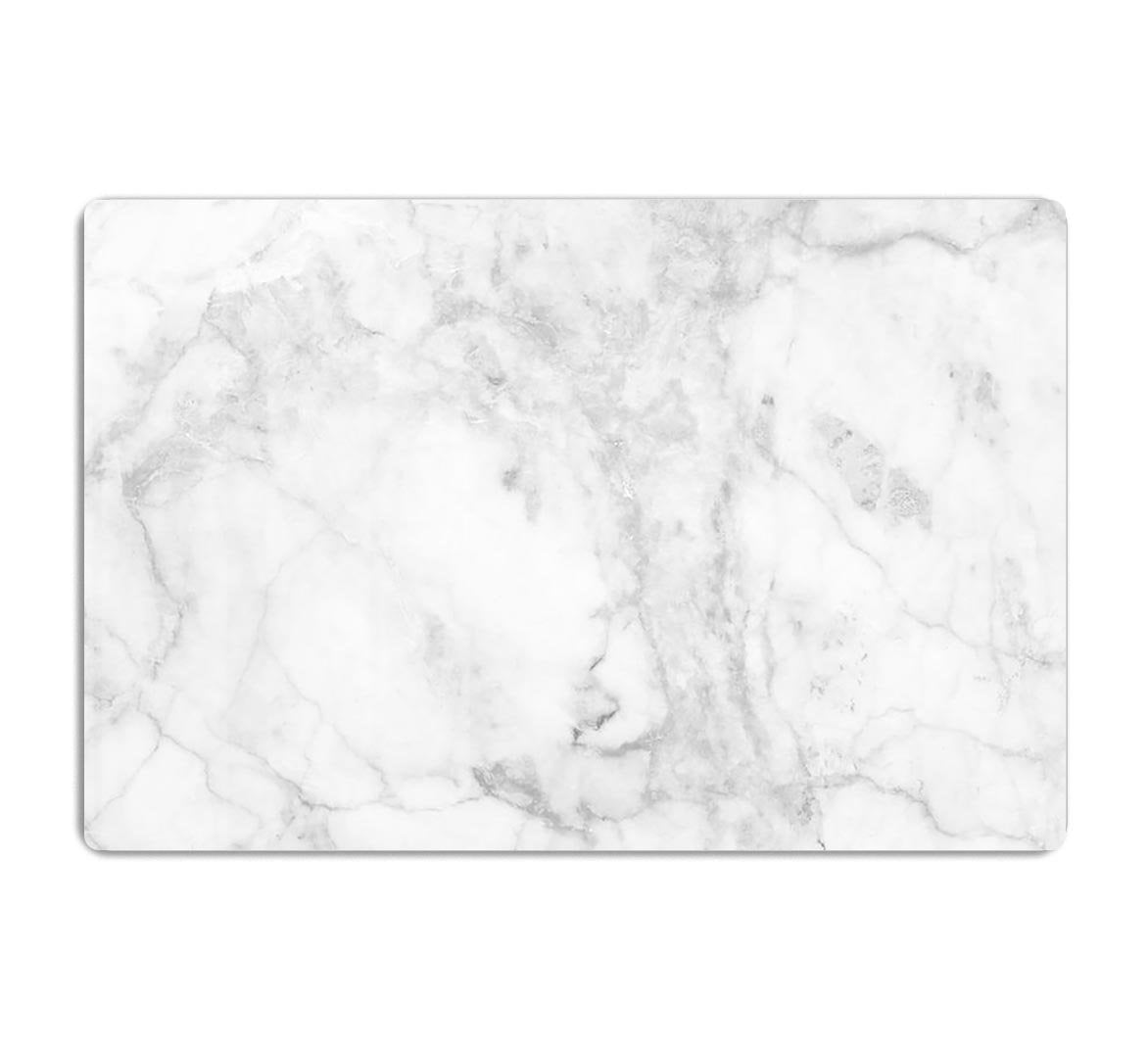 White gray marble patterned HD Metal Print - Canvas Art Rocks - 1