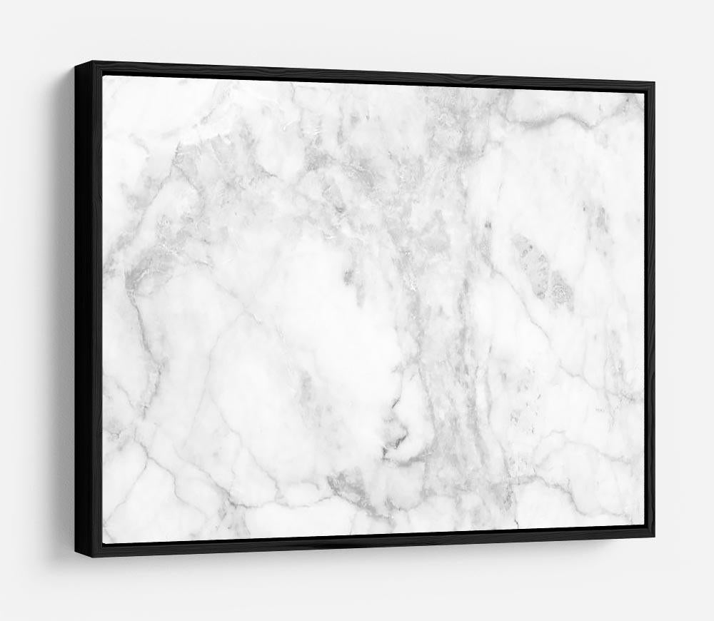 White gray marble patterned HD Metal Print - Canvas Art Rocks - 6