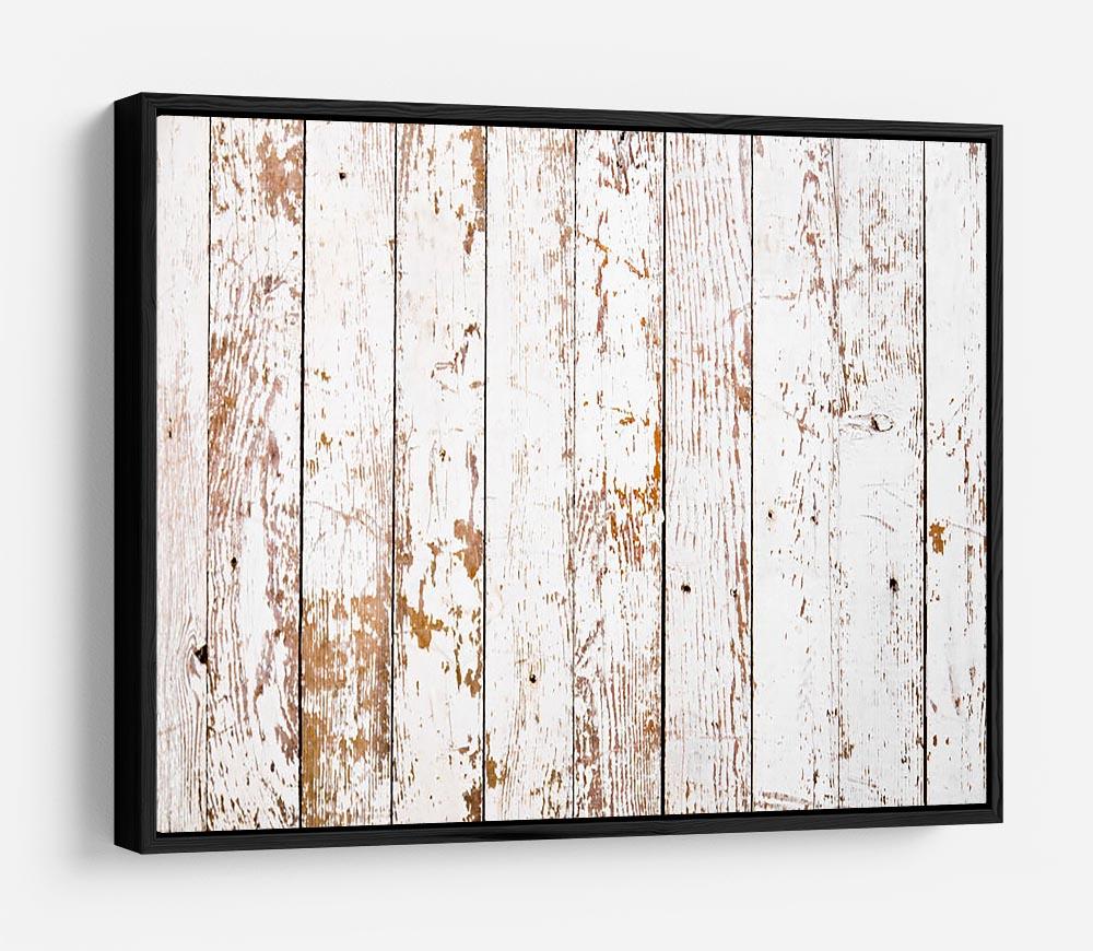 White grunge wooden HD Metal Print - Canvas Art Rocks - 6